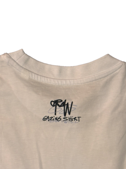 T SHIRT BLANC GAZING SHIRT X TEAM WILL